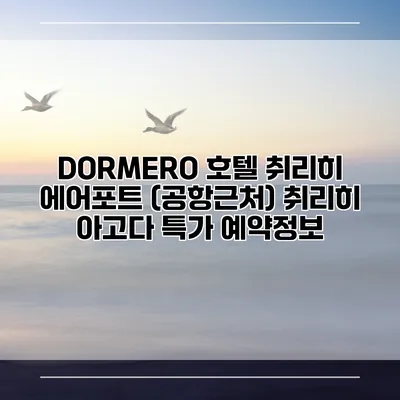 DORMERO 호텔 취리히 에어포트 (공항근처) 취리히 아고다 특가 예약정보