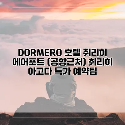 DORMERO 호텔 취리히 에어포트 (공항근처) 취리히 아고다 특가 예약팁