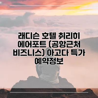 래디슨 호텔 취리히 에어포트 (공항근처 비즈니스) 아고다 특가 예약정보