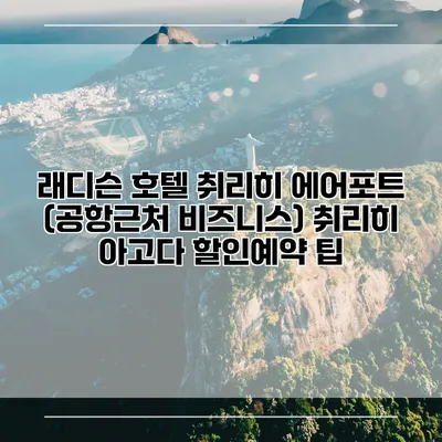 래디슨 호텔 취리히 에어포트 (공항근처 비즈니스) 취리히 아고다 할인예약 팁