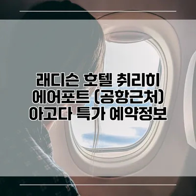 래디슨 호텔 취리히 에어포트 (공항근처) 아고다 특가 예약정보