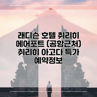래디슨 호텔 취리히 에어포트 (공항근처) 취리히 아고다 특가 예약정보