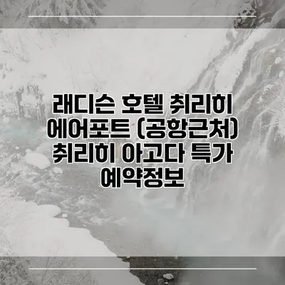 래디슨 호텔 취리히 에어포트 (공항근처) 취리히 아고다 특가 예약정보
