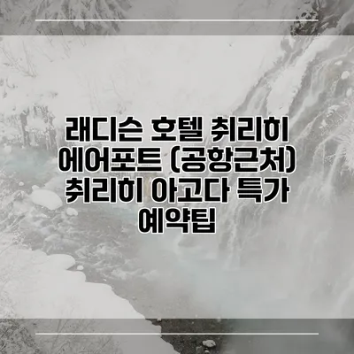 래디슨 호텔 취리히 에어포트 (공항근처) 취리히 아고다 특가 예약팁