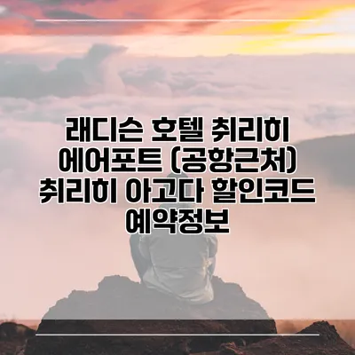 래디슨 호텔 취리히 에어포트 (공항근처) 취리히 아고다 할인코드 예약정보