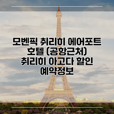 모벤픽 취리히 에어포트 호텔 (공항근처) 취리히 아고다 할인 예약정보