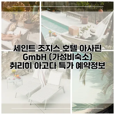 세인트 조지스 호텔 아사핀 GmbH (가성비숙소) 취리히 아고다 특가 예약정보