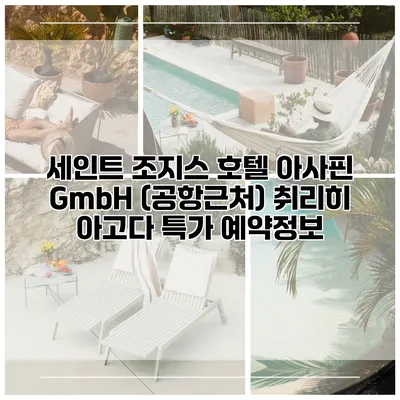 세인트 조지스 호텔 아사핀 GmbH (공항근처) 취리히 아고다 특가 예약정보