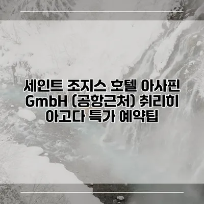 세인트 조지스 호텔 아사핀 GmbH (공항근처) 취리히 아고다 특가 예약팁