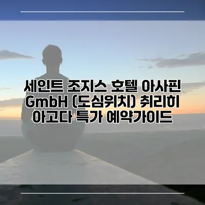 세인트 조지스 호텔 아사핀 GmbH (도심위치) 취리히 아고다 특가 예약가이드