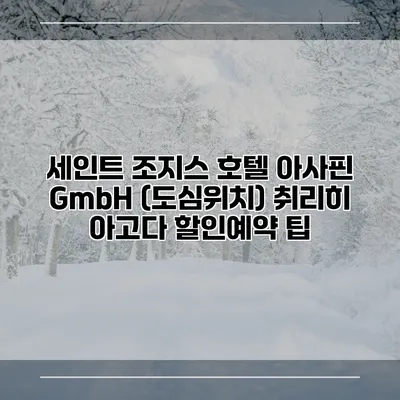 세인트 조지스 호텔 아사핀 GmbH (도심위치) 취리히 아고다 할인예약 팁