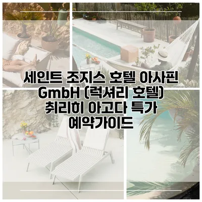 세인트 조지스 호텔 아사핀 GmbH (럭셔리 호텔) 취리히 아고다 특가 예약가이드