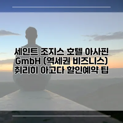 세인트 조지스 호텔 아사핀 GmbH (역세권 비즈니스) 취리히 아고다 할인예약 팁