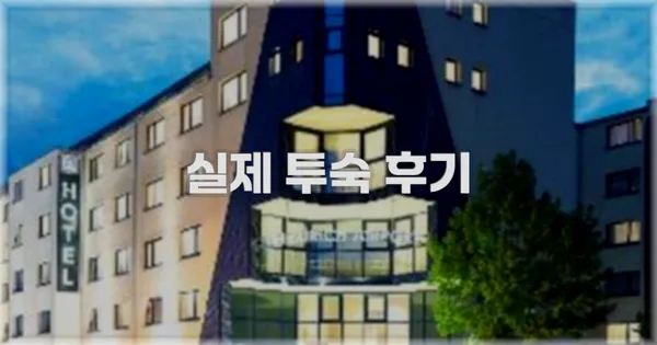 💬 실제 투숙 후기