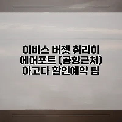 이비스 버젯 취리히 에어포트 (공항근처) 아고다 할인예약 팁