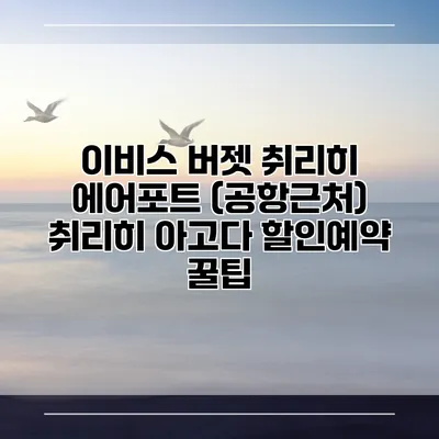 이비스 버젯 취리히 에어포트 (공항근처) 취리히 아고다 할인예약 꿀팁