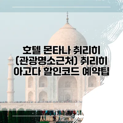 호텔 몬타나 취리히 (관광명소근처) 취리히 아고다 할인코드 예약팁