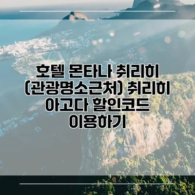 호텔 몬타나 취리히 (관광명소근처) 취리히 아고다 할인코드 이용하기