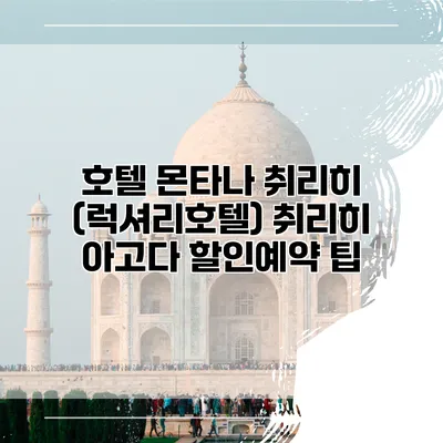 호텔 몬타나 취리히 (럭셔리호텔) 취리히 아고다 할인예약 팁