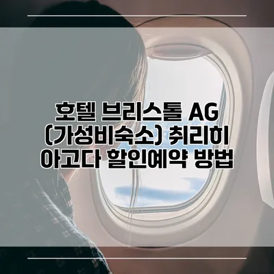 호텔 브리스톨 AG (가성비숙소) 취리히 아고다 할인예약 방법
