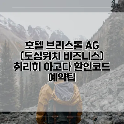 호텔 브리스톨 AG (도심위치 비즈니스) 취리히 아고다 할인코드 예약팁