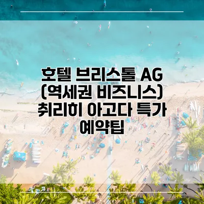 호텔 브리스톨 AG (역세권 비즈니스) 취리히 아고다 특가 예약팁