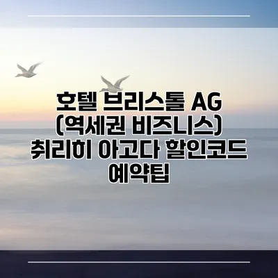 호텔 브리스톨 AG (역세권 비즈니스) 취리히 아고다 할인코드 예약팁