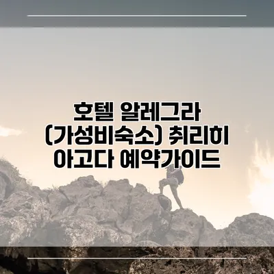 호텔 알레그라 (가성비숙소) 취리히 아고다 예약가이드