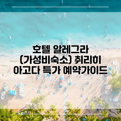 호텔 알레그라 (가성비숙소) 취리히 아고다 특가 예약가이드