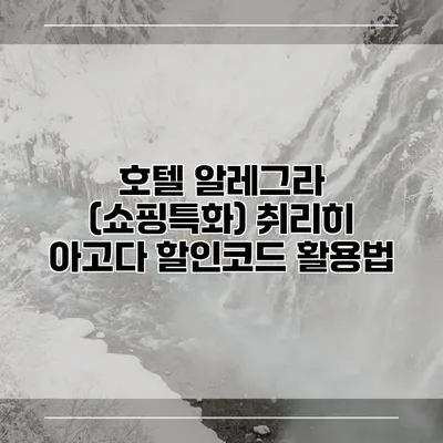 호텔 알레그라 (쇼핑특화) 취리히 아고다 할인코드 활용법