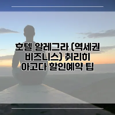 호텔 알레그라 (역세권 비즈니스) 취리히 아고다 할인예약 팁