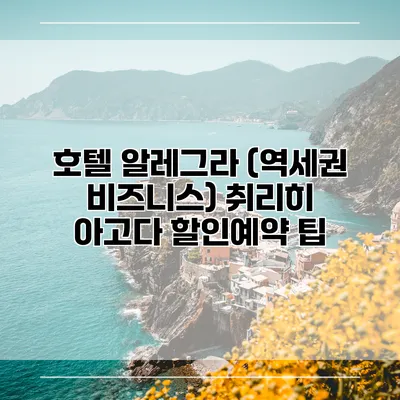 호텔 알레그라 (역세권 비즈니스) 취리히 아고다 할인예약 팁