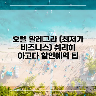 호텔 알레그라 (최저가 비즈니스) 취리히 아고다 할인예약 팁